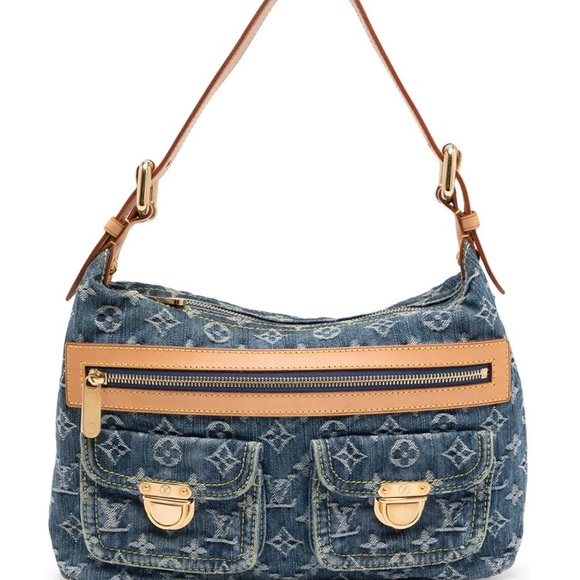 Louis Vuitton Denim Shoulder Bag - Picture 1 of 4